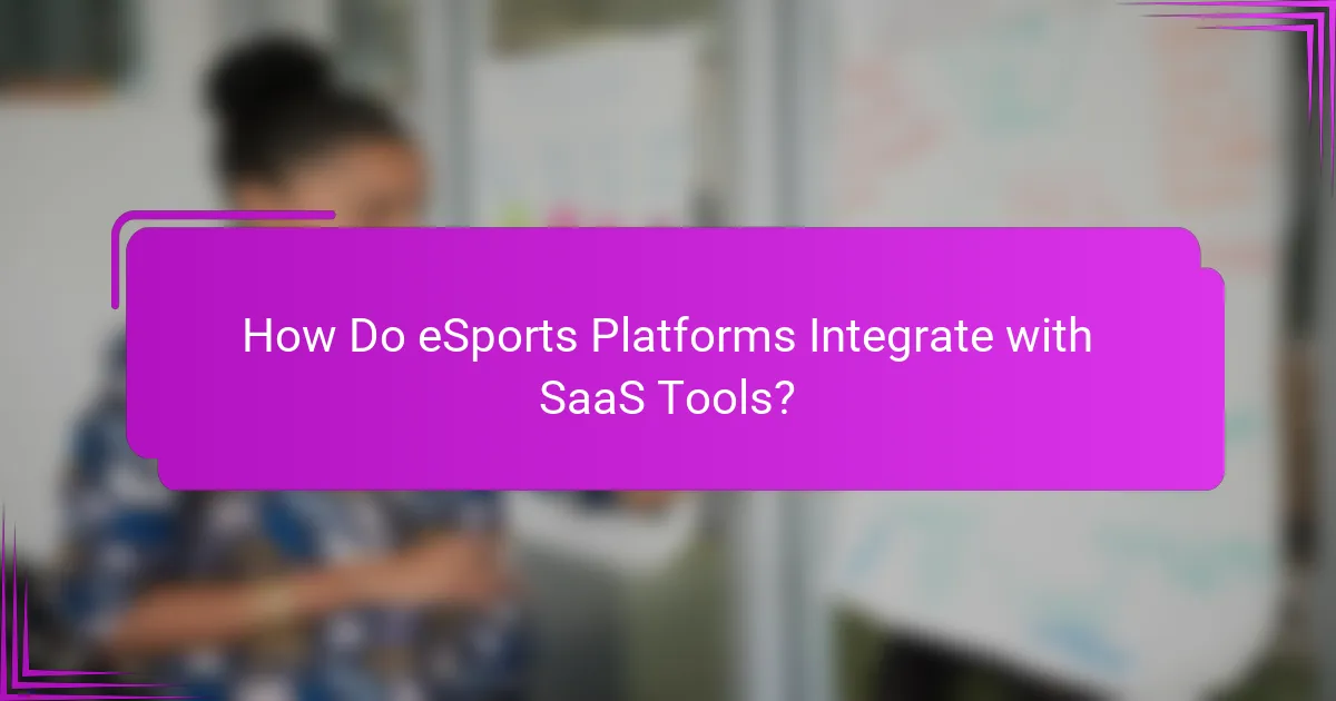 How Do eSports Platforms Integrate with SaaS Tools?