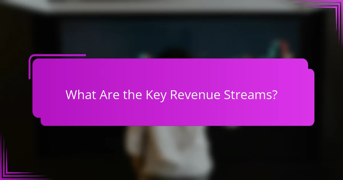 What Are the Key Revenue Streams?
